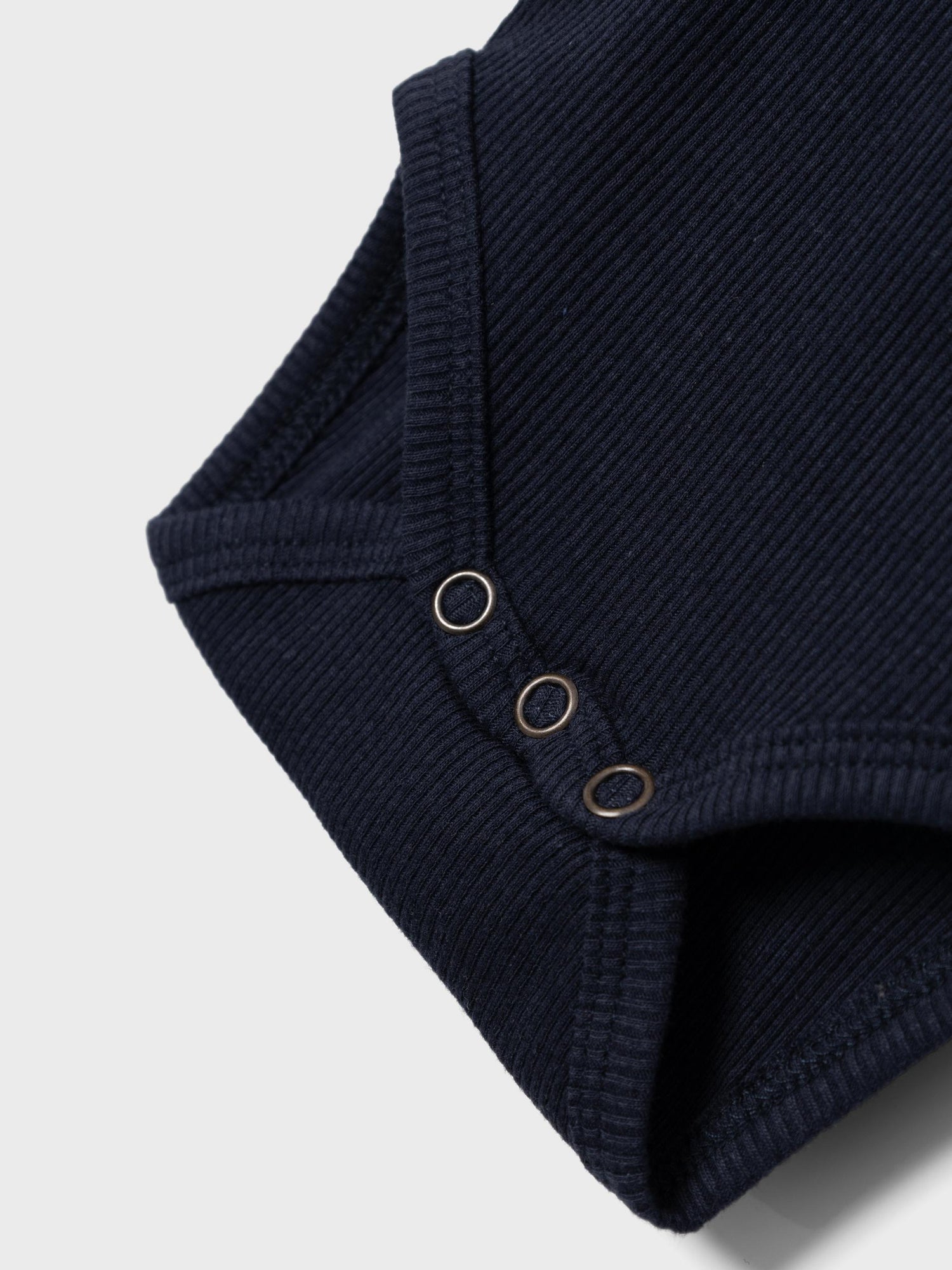 Name it body i ribb med korta ärmar - Kab - Dark Sapphire - Body - MamaMilla