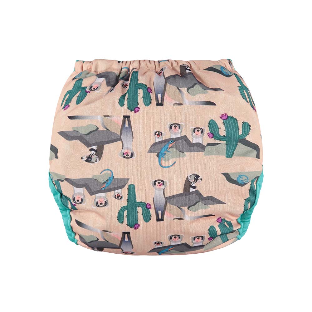 STÄNG återanvändbar blöja med inlägg - Kardborre - Iller - Allt-i-ett (AIO) - MamaMilla