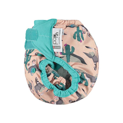 STÄNG återanvändbar blöja med inlägg - Kardborre - Iller - Allt-i-ett (AIO) - MamaMilla