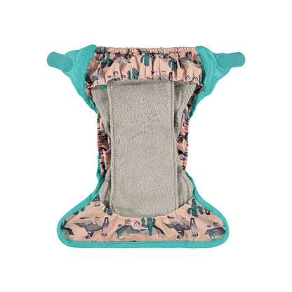 STÄNG återanvändbar blöja med inlägg - Kardborre - Iller - Allt-i-ett (AIO) - MamaMilla