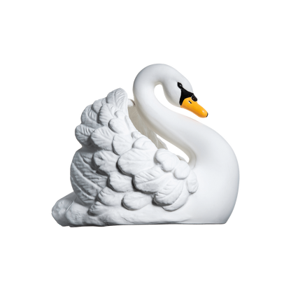 Natruba badleksak i naturgummi - Swan - Large - Badleksak - MamaMilla