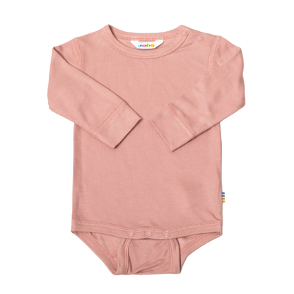 Joha body med långa ärmar i bambu - Dusty pink - Body - MamaMilla