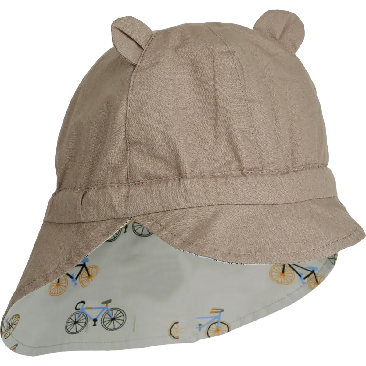 Liewood vändbar solhatt med skärm och öra - Gorm - Cykel / Molnblå - Solhatt - MamaMilla