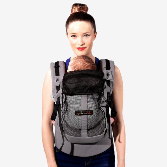 Love radius babystøtte til bæreselen - Sort - bæresele - MamaMilla