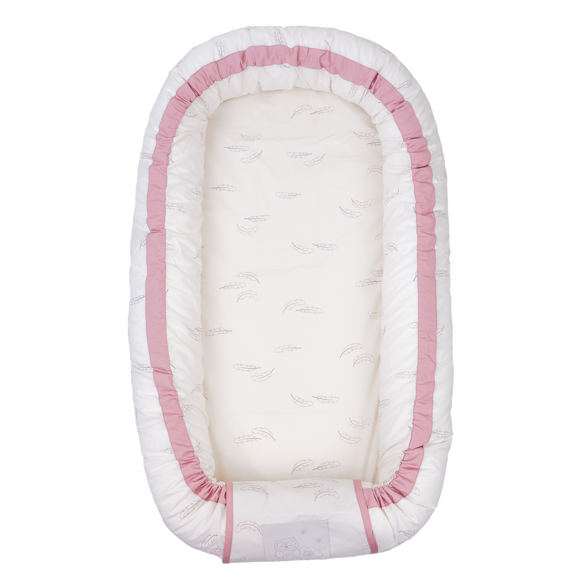MamaMilla babynest med Fossflakes-fyllning - Rosenfjädrar - Babynest - MamaMilla