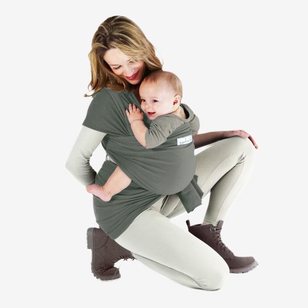 Love radius stretch wrap bas - Dusty green - wrap - MamaMilla