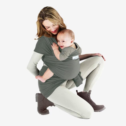 Love radius stretch wrap bas - Dusty green - wrap - MamaMilla