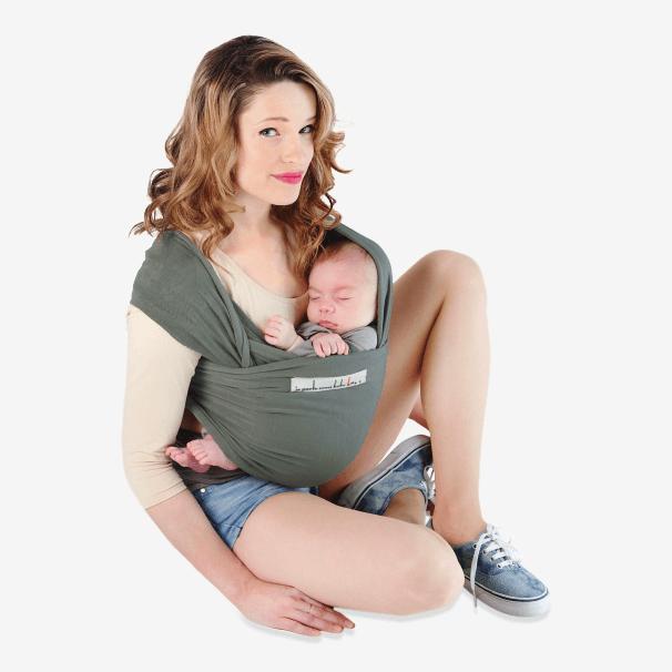 Love radius stretch wrap bas - Dusty green - wrap - MamaMilla