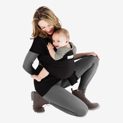 Love radius stretch wrap bas - Svart - wrap - MamaMilla