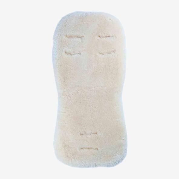 EasyGrow lammskinnsmatta till vagnen - Off white - Lammskinnsinlägg - MamaMilla