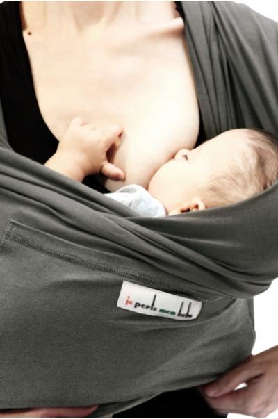 Love radius stretch wrap original - Grå - wrap - MamaMilla