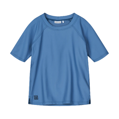 Liewood UV-trøje - Noah Shortsleeve Swim - Riverside - Badetøj - MamaMilla