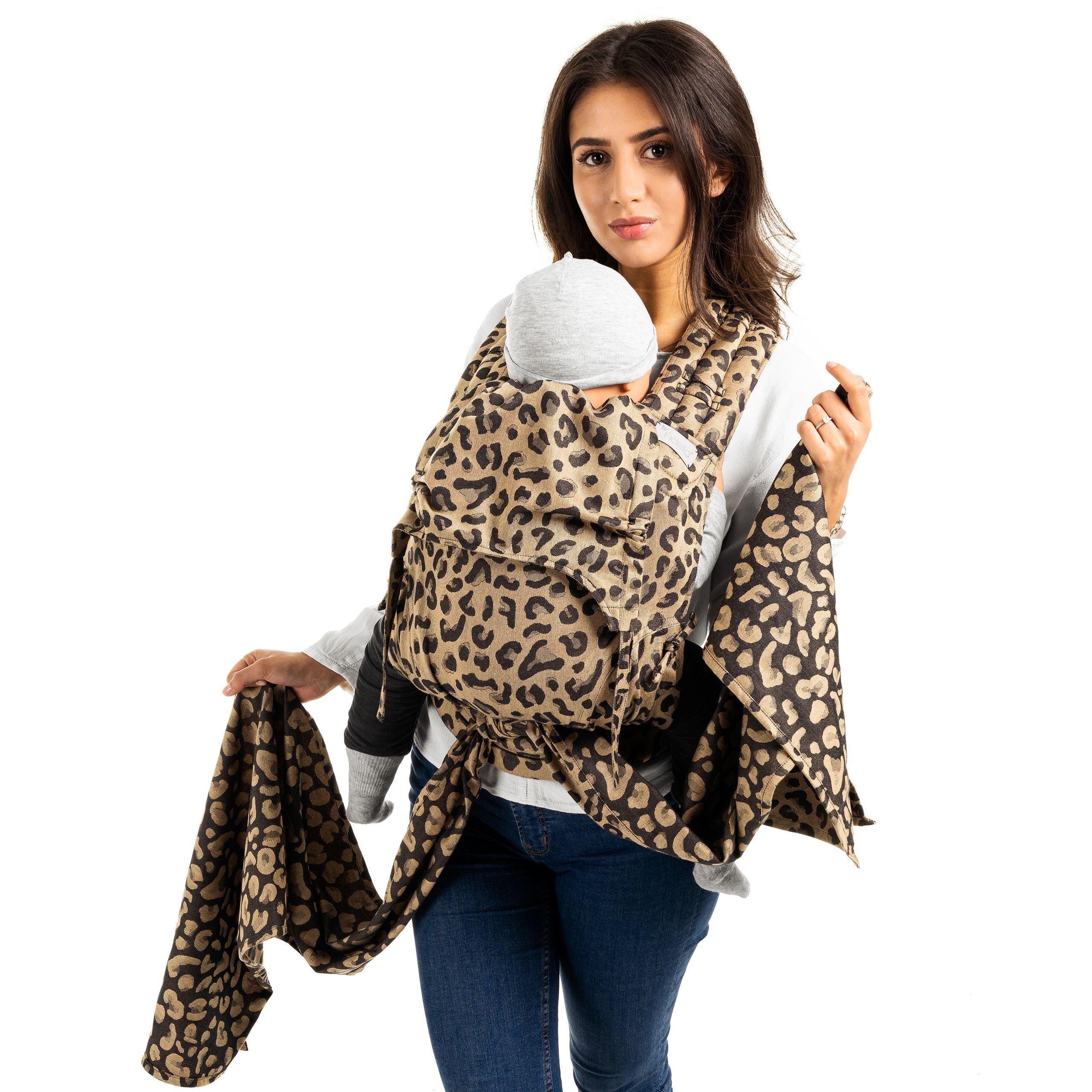 Fidella FlyClick Bärsel - Leopard Guld - Baby - Bärsel - MamaMilla