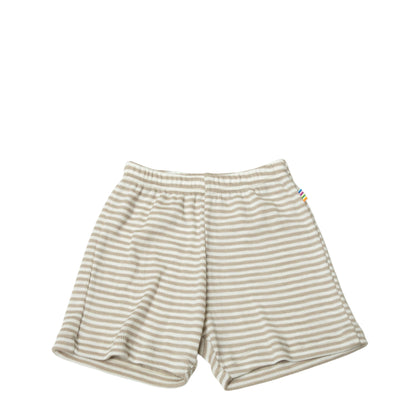 Joha shorts i ull och siden - Grå / ränder - byxor - MamaMilla