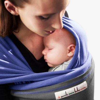 Love radius stretch wrap original - Lila/Mörkgrå - wrap - MamaMilla