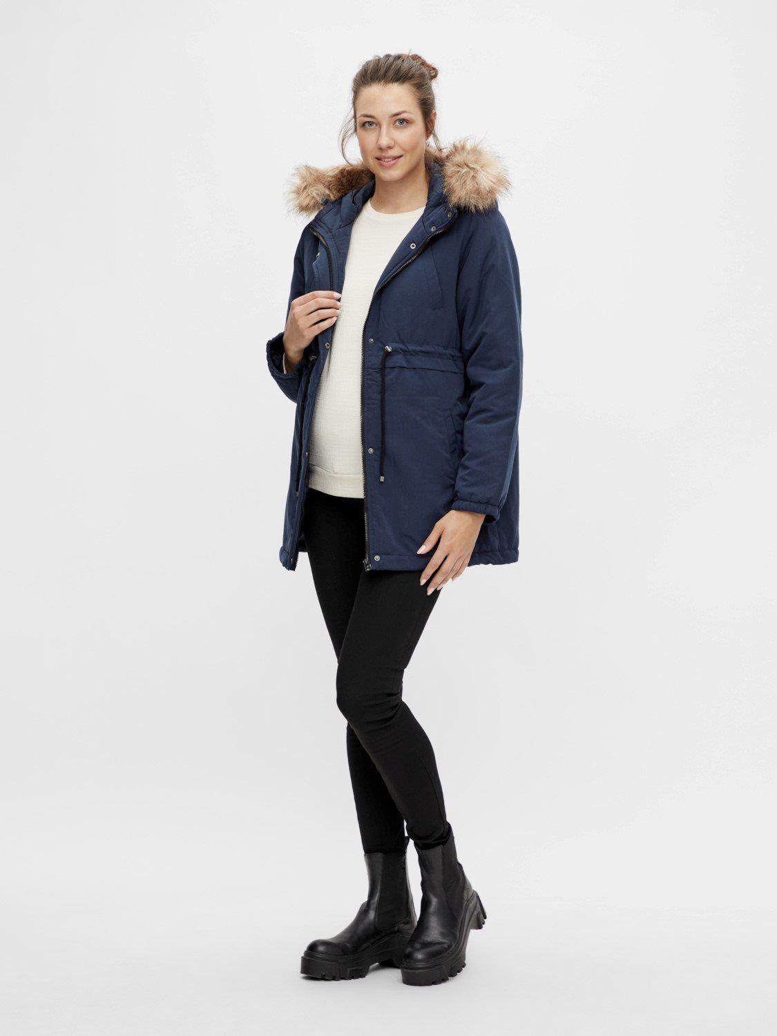 Mamalicious Gravid Parka Jacka - Jessa - Navy Blazer - Gravid Jacka - MamaMilla