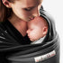 Love radius stretch wrap original - Svart/Kolgrå - wrap - MamaMilla