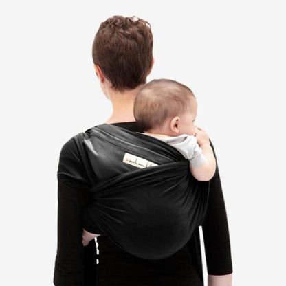 Love radius stretch wrap original - Svart/Kolgrå - wrap - MamaMilla