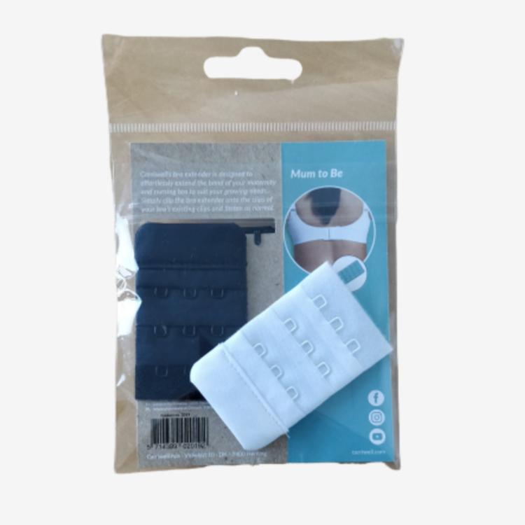 Carriwell 4-pack BH-förlängare - Vit/svart - Amningskläder - MamaMilla