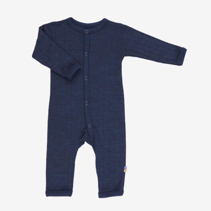 Joha jumpsuit i ull och siden - Mörkblå - Jumpsuit - MamaMilla