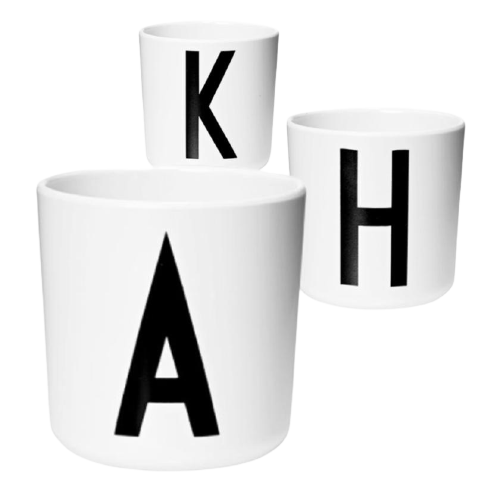 Design Letters Ecozen - Kopp med bokstav - Matservering - MamaMilla