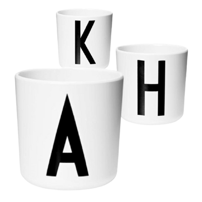 Design Letters Ecozen - Kopp med bokstav - Matservering - MamaMilla