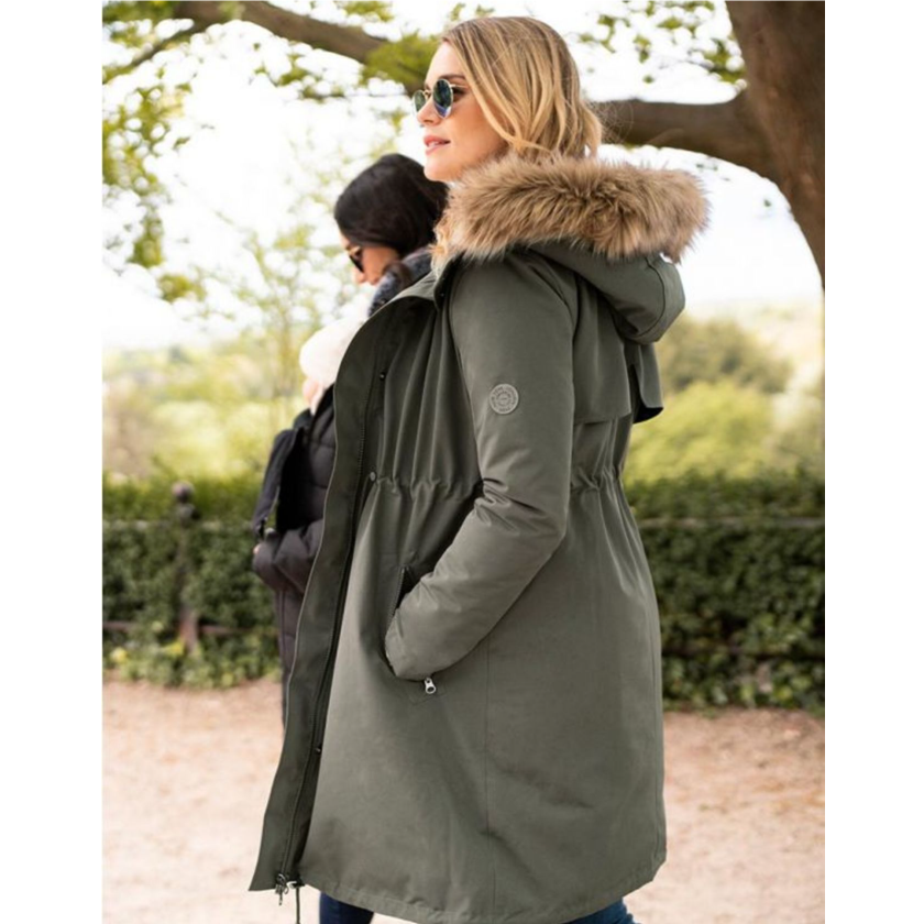 Seraphine Vänt- och bärjacka 3-i-1- Valetta - Khaki - Bärjacka - MamaMilla