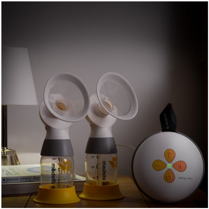 Medela - Swing Maxi - Elektronisk dubbelbröstpump - Elektrisk bröstpump - MamaMilla
