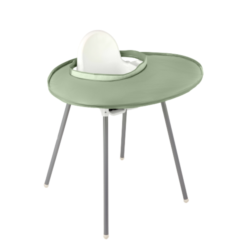 Tidy Tot Haklapp och bricka - SET - Sage Grönsaker - Haklapp med ärmar - MamaMilla