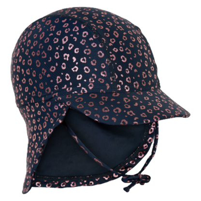 Mikk-line simsolhatt med skärm och halsskärm - Blue Nights - Solhatt - MamaMilla