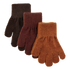 Mikk-line magiska stickade vantar - 3-pack - Decadent Chocolate - Vantar - MamaMilla
