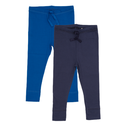 Copenhagen Colors 2-pack leggings - Blå / marinblå - leggings - MamaMilla