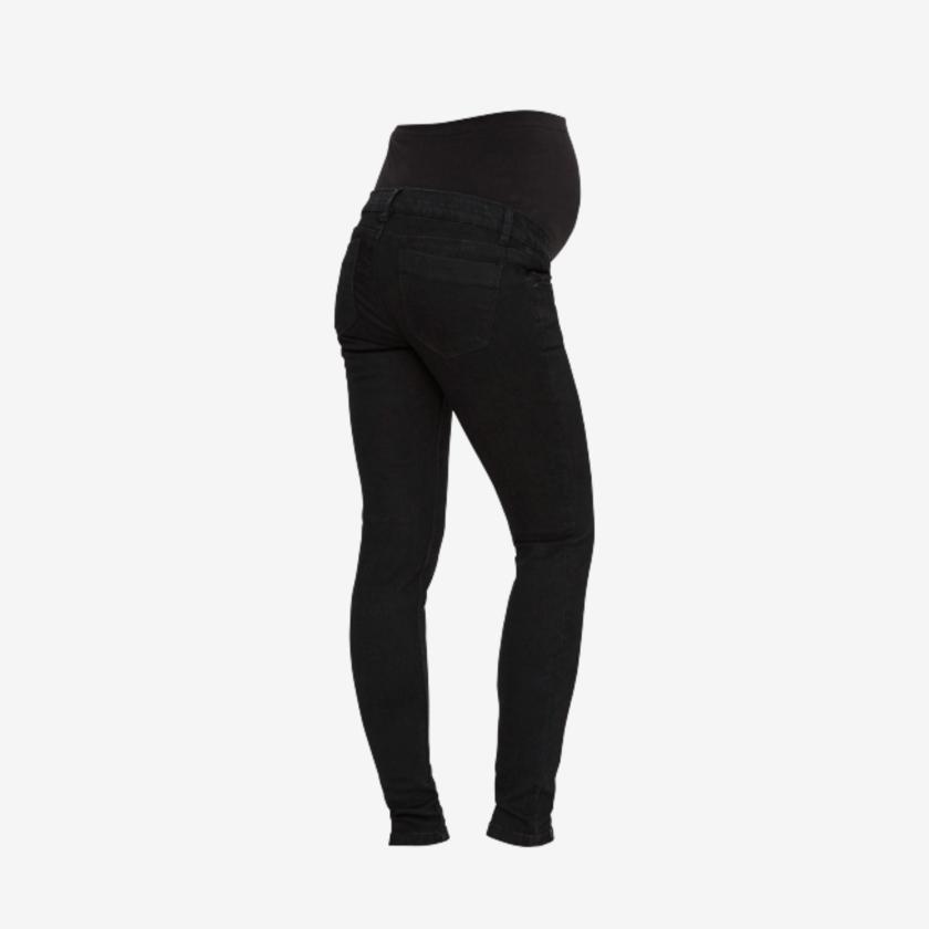 Mamalicious gravidjeans i slim fit - Svarta - Gravidkläder - MamaMilla
