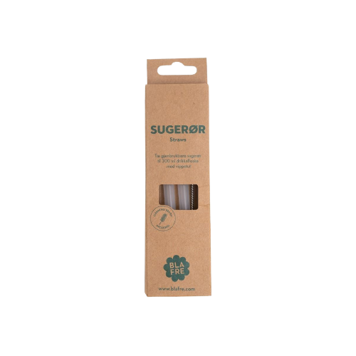 BLAFRE sugrör för 300 ml stålflaska - Halm - MamaMilla